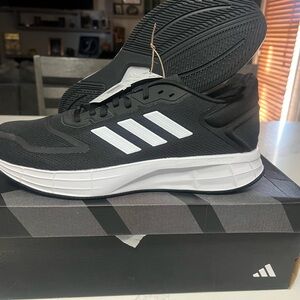 New Adidas Duramo Black and White Running Shoes